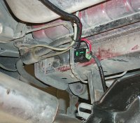 C4 relay mounting postiion - yes this car is dirty!