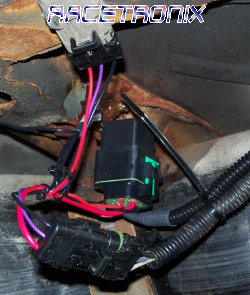 C4 relay mounting postiion - yes this car is dirty!