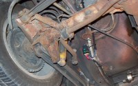 C4 relay mounting postiion - yes this car is dirty!